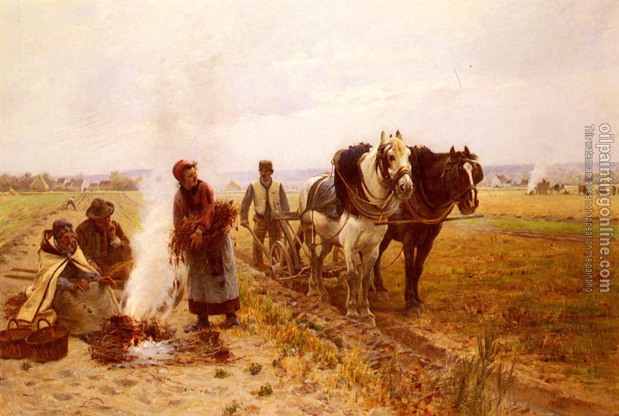 Moreau, Adrien - Plowing The Fields